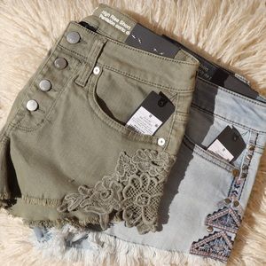 NWT High Rise Denim Shorts